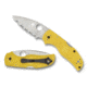 Spyderco Native 5 Salt Folding Knife, Lightweight, SpyderEdge, Yellow, C41SYL5
