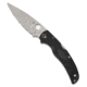Spyderco Native Chief Lightweight Folding Knife, 4.02in, CTS-BD1N Stainless Steel, Drop Point, Satin, Combo, Black, C244PSBK