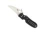 Spyderco P'Kal PlainEdge Folding Knife, 2.95in, CPM S30V Steel, Clip Point Blade, G-10, Black Handle, C103GP