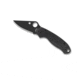 Spyderco Para 3 Folding Knife, Plain Edge, Black Handle, C223GPBK