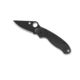 Spyderco Para 3 Folding Knife, G-10 Steel, Plain Edge, Black Handle, C223GPBK