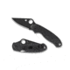 Spyderco Para 3 Folding Knife, Plain Edge, Black Handle, C223GPBK