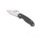 Spyderco Para 3 Folding Knife, Plain Edge, Satin Finish, Dark Gray Handle, C223GPDGY