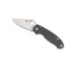 Spyderco Para 3 Folding Knife, G-10 Steel, Plain Edge, Satin Finish, Dark Gray Maxamet Handle, C223GPDGY