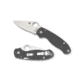 Spyderco Para 3 Folding Knife, Plain Edge, Satin Finish, Dark Gray Handle, C223GPDGY