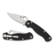 Spyderco Para Military 2 Folding Knife, 3.45 in, CPM S45VN, Black, G-10 Handle, PlainEdge Blade, C81GP2