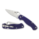 Spyderco Para Military 2 Folding Pocket Knife, G-10, Dark Blue, S110v, Plain Edge, C81GPDBL2