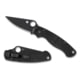 Spyderco Para Military 2 Folding Knife, 3.45in, CPM MagnaCut Stainless Steel, Drop Point, G-10, Black Handle, C81GMCBKP2