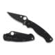 Spyderco ParaMilitary 2 Folding Knife, 3.45 in, CPM S45VN, Black, G-10 Handle, PlainEdge Black Blade, C81GPBK2