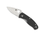 Spyderco Persistence Black Handle G-10 Silver FE Blade Fold Knife C136GP