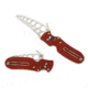 Spyderco P'Kal Trainer Folding Knife, 2.95 in, 440C, Wharncliffe, G-10, Red Handle, FE C103TR