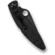 Spyderco Police Model Folding Knife, 4.2 in, VG-10 Stainless Steel, Plain Edge, Clip Point Blade, TiCN Finish, Black Stainless Steel Handle, C07BKP