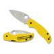 Spyderco Sage 5 Folding Knife, 2.99 in, CPM MagnaCut Stainless Steel, Yellow, Fiberglass Reinforced Nylon, C123PYL