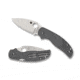 Spyderco Sage 5 Lightweight Folding Knife, 3in, Maxamet Steel, Leaf Blade, FRN Gray Handle, C123PGY