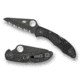 Spyderco Salt 2 Lightweight FRN Handle 7.25in Black Blade SpyderEdge Folding Knife, Black, C88SBBK2