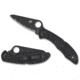 Spyderco Salt 2 Plain Lockback Folding Pocket Knife, FRN Black Handle, Black Blade, C88PBBK2
