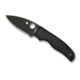 Spyderco Shaman PlainEdge Folding Knife, G-10 Steel, Black/Black Blade, C229GPBK