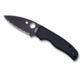 Spyderco Shaman SpyderEdge Folding Knife, G-10 Steel, Black/Black Blade, C229GSBK
