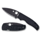 Spyderco Shaman G-10 SpyderEdge Folding Knife, Black/Black Blade, C229GSBK