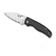 Spyderco Shaman G-10 SpyderEdge Folding Knife, Black, C229GS