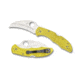 Spyderco Tasman Salt 2 Lightweight FRN PlainEdge Folding Knife, Yellow, C106PYL2