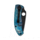 Spyderco Tenacious Folding Knife, 3.35 in, D2, Blue, Titanium, Diamond Like Coating, C122TIBLBKD2P