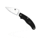 Spyderco UK Penknife Folding Knife, 3in, CTS BD1N, Leaf FE Blade, FRN Black Handle, C94PBK