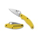 Spyderco Uk Penknife Folding Knife, 2.93in, CPM MagnaCut, Leaf Blade, FRN Yellow Handle, SPY-C94SYL
