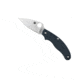 Spyderco UK Penknife Folding Knife, 3in, CPM S110V, Leaf Blade, FRN Dark Blue Handle, C94PDBL