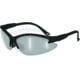SSP Eyewear Columbia Color Frame Safety Glasses, Black Frame, Mirror Lens, COLUMBIA BLK M