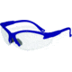 SSP Eyewear Columbia Color Frame Safety Glasses, Blue Frame, Crystal Clear Anti-Fog Lens, COLUMBIA BLU CL A/F