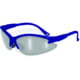SSP Eyewear Columbia Color Frame Safety Glasses, Blue Frame, Mirror Lens, COLUMBIA BLU M