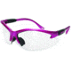 SSP Eyewear Columbia Color Frame Safety Glasses, Pink Frame, Crystal Clear Anti-Fog Lens, COLUMBIA PK CL A/F