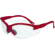 SSP Eyewear Columbia Color Frame Safety Glasses, Red Frame, Crystal Clear Anti-Fog Lens, COLUMBIA RED CL A/F