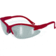 SSP Eyewear Columbia Color Frame Safety Glasses, Red Frame, Mirror Lens, COLUMBIA RED M
