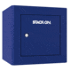 Stack-On Compact Welded-Steel Pistol, Ammo Cabinet With Foam-Padded Bottom, Blue, X-Large, GCBL-1000-DX