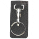 Stallion Leather Custom Belt Clip Holder With Optional Chain, Black Leather, With Cut Out, 811S7-033