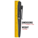 StatGear Skrawl Bolt-Action Tactical Pen, Black, SKRAWL