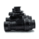 Steele Industries Nighthawk-MG 1x Night Vision Manual Gain with Elbit Milspec White Phosphor Image Intensifiers, Black, NVB-NTMG-EW-BLK