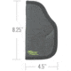 Sticky Holsters LG-6L Holster, 5 inch Barrel, Gl 20/21, HK 45/P30L, S&amp;W M&amp;P 45, Ambidextrous, Black, Large, LG-6L