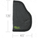 Sticky Holsters LG-6S Holster, 4.25 inch Barrel, S&amp;W M&amp;P, HK Vp9, P30, Fns/X, Rug Amer./Sr, Ambidextrous, Black, Large, LG-6S