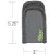 Sticky Holsters Mag Sleeve/Pocket, 1 Pack, Black, MAGPOUCH