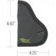 Sticky Holsters MD-4 Holster, Glock 43, S&amp;W Shield, SAI XDS, Walt. PPS, Moss Mc1, Ambidextrous, Black, Medium, MD-4