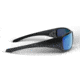 STNGR Ridge Ballistic Sunglasses, Matte Black/Blue Mirror, Large, LC-43O4-RW0G