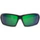 STNGR Ridge Ballistic Sunglasses, Matte Black/Green Mirror, Large, OS-YN4Z-7TE8