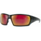 STNGR Ridge Ballistic Sunglasses, Matte Black/Red Mirror, Large, QY-XXC6-QT1V