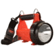 Streamlight Fire Vulcan Rechargeable C4 LED Flashlight, Standard Sytem with AC-DC Charger, Orange, 44450