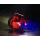 Streamlight Fire Vulcan Rechargeable C4 LED Flashlight, Orange with Vehicle Mount and 12v DC Charger, 44451