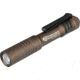 Streamlight MicroStream USB Rechargeable Bright Small LED Flashlight, 250/50 Lumens w/ 5in USB Cord and Lanyard, Clam, Coyote, 66608