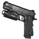 Streamlight TLR-10 G LED Tactical Weapon Light w/Green Laser &amp; Rear Switch Options, CR123A, White, 1000 Lumens, Black, 69473